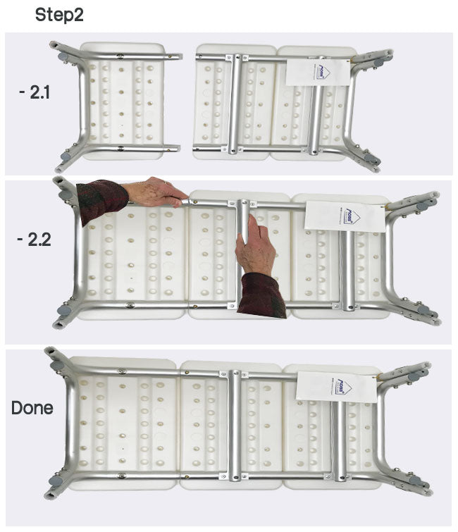 Transfer Bath Bench with Back by MOBB