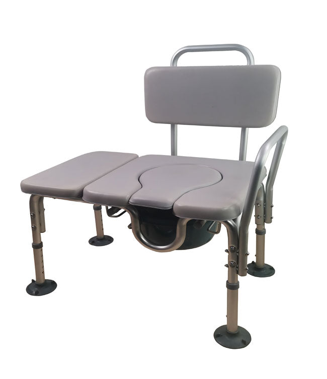 Padded Transfer Commode Chair