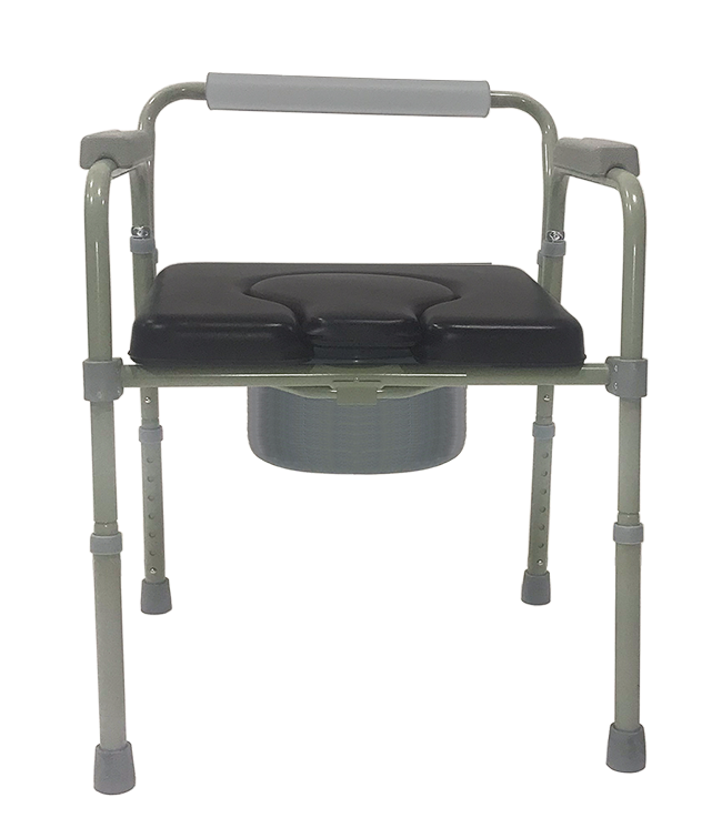 Padded Folding Commode Chair