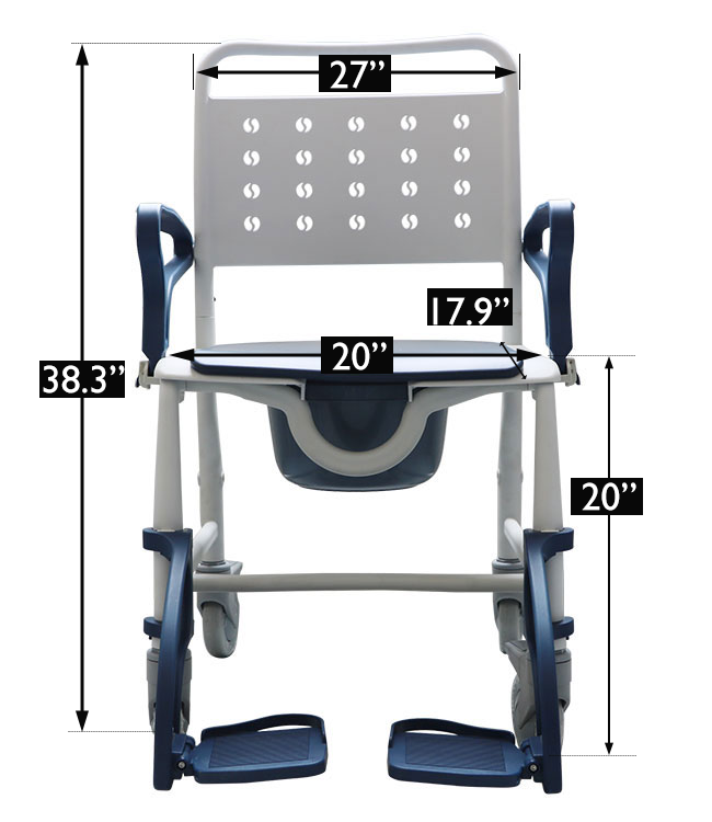 Shower Commode Wheelchair