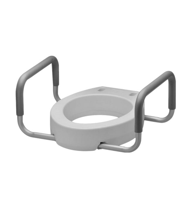 4 inch Raised Toilet Seat with Arms by MOBB