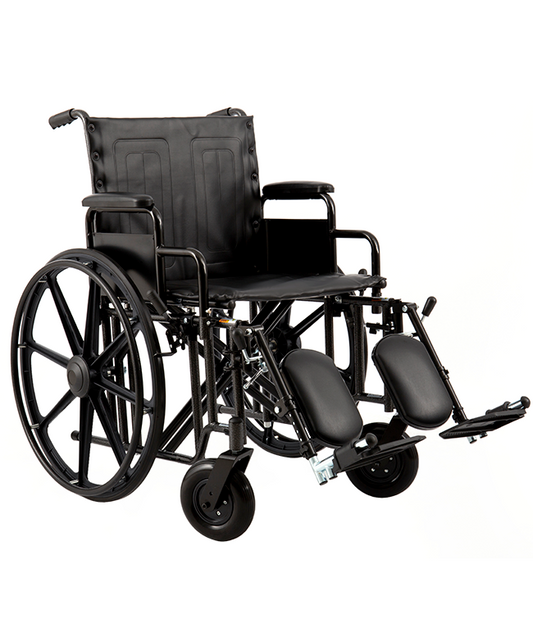 24" Heavy Duty Wheelchair: MHWCHD24