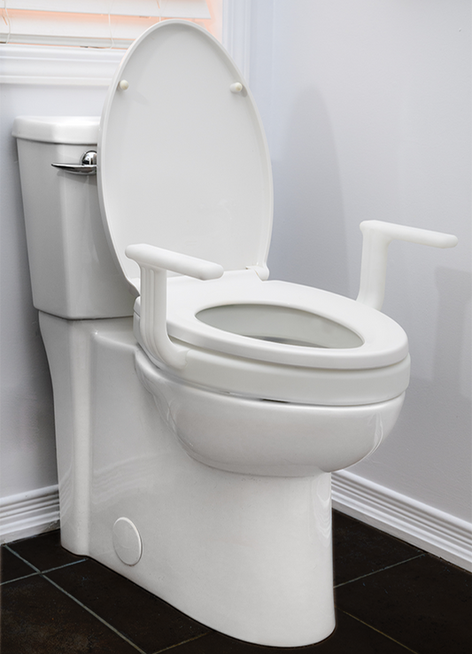 2" Raised Toilet Seat w/Handles Mobb
