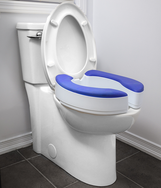 Mobb 4” Universal Adjustable Raised Toilet Seat: MHADJRTS