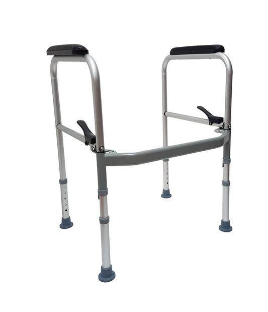 Folding Toilet Safety Frame – MOBB, Lightweight, Universal Fit, 300 lb Capacity