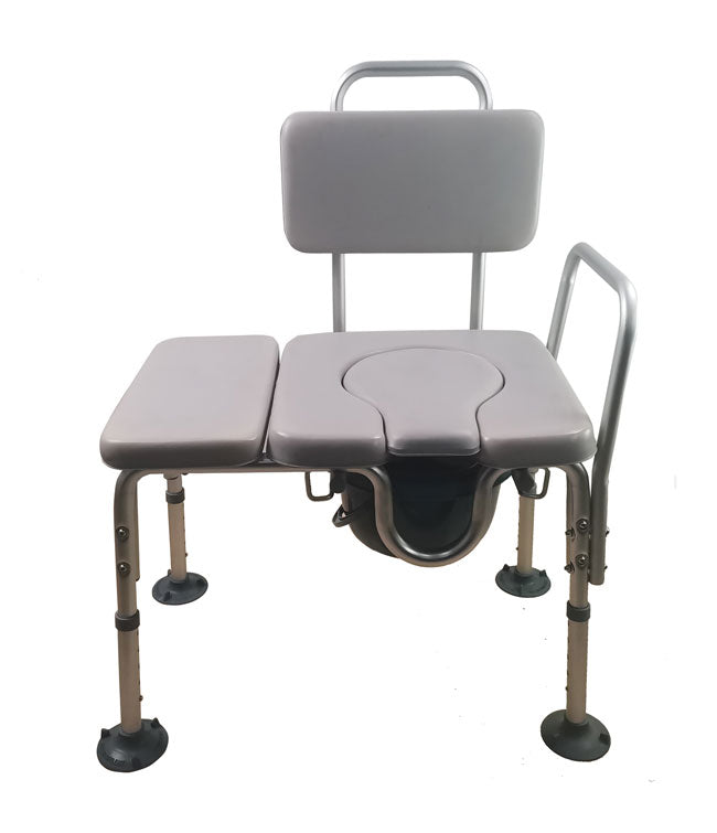 Padded Transfer Commode Chair