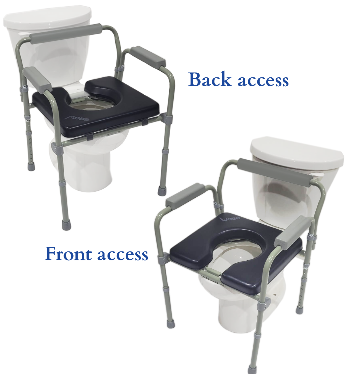 Padded Folding Commode Chair