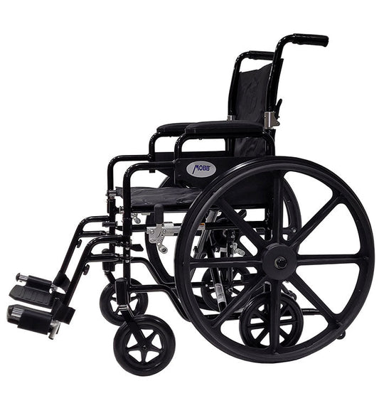 18" Aluminum Wheelchair/Lightweight Transport Chair Duo