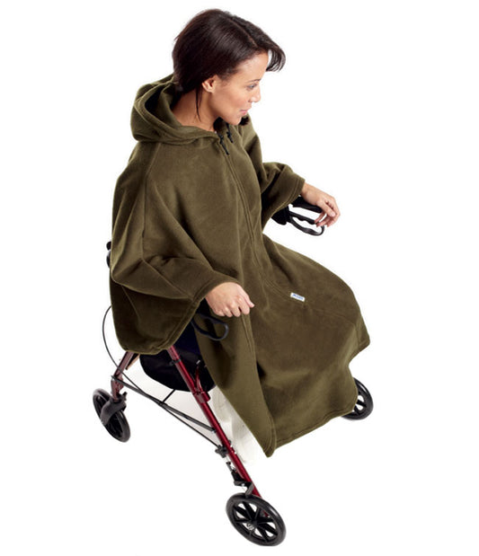 Fleece Mobility Cape: One Size Fits All