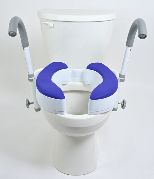 Toilet Safety Frame with Arms – MOBB Ultimate, Legless Design, 400 lb Capacity