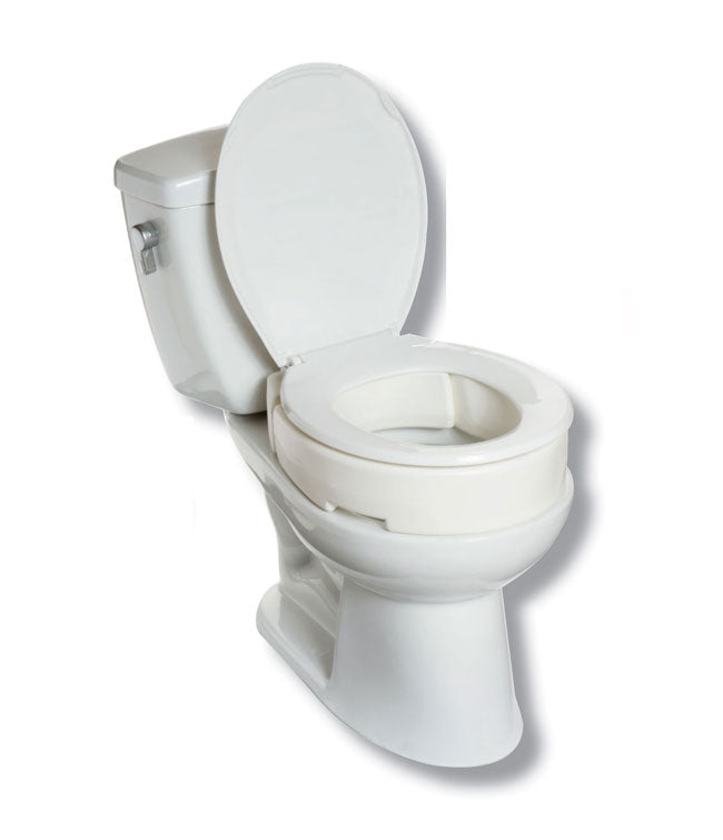 4" Hinged Raised Toilet Seat by MOBB