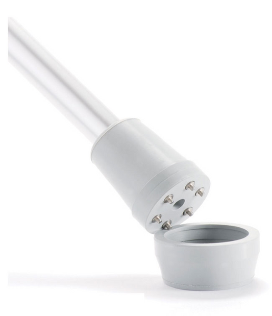 Rubber Cane Tip W/Spike And Cap: MHCT34: 3/4" Diameter