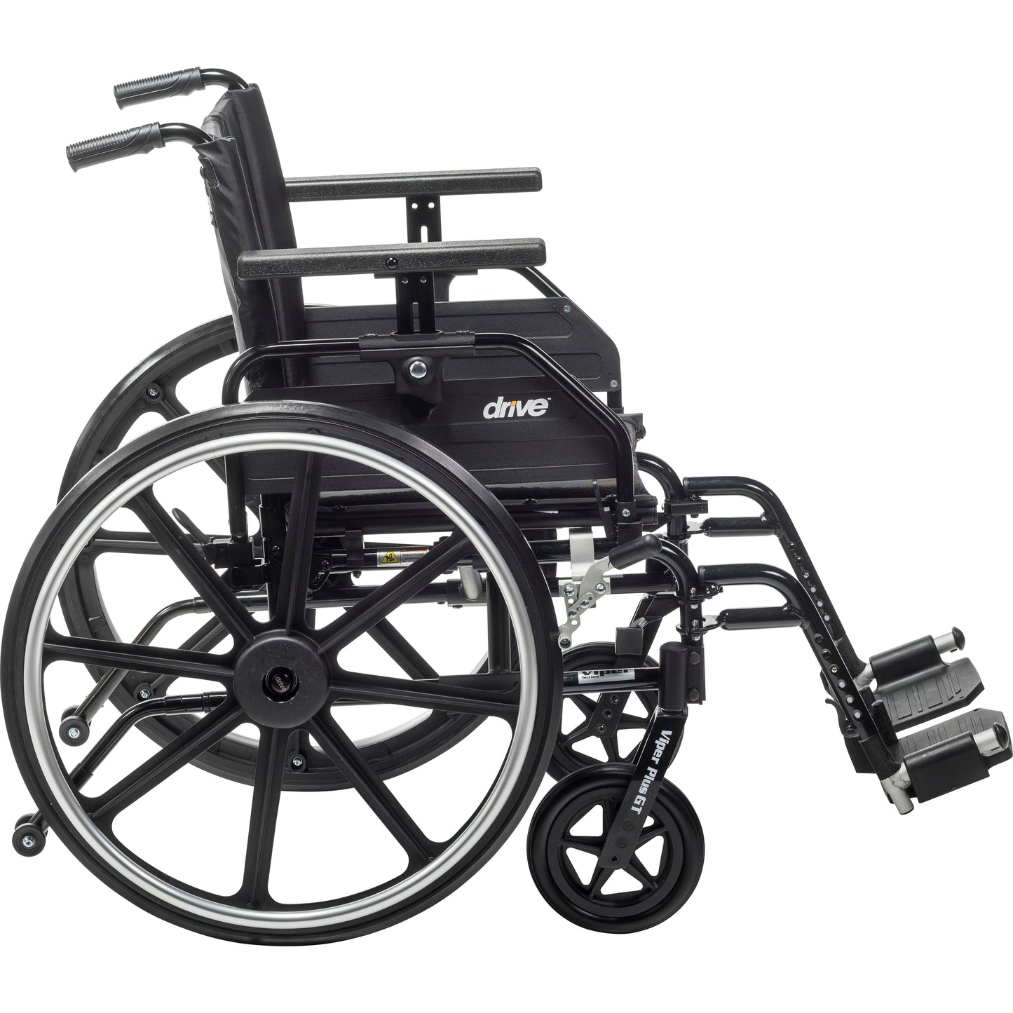 Viper Plus GT Wheelchair with Universal Armrests, Swing-Away Footrests, 16" Seat