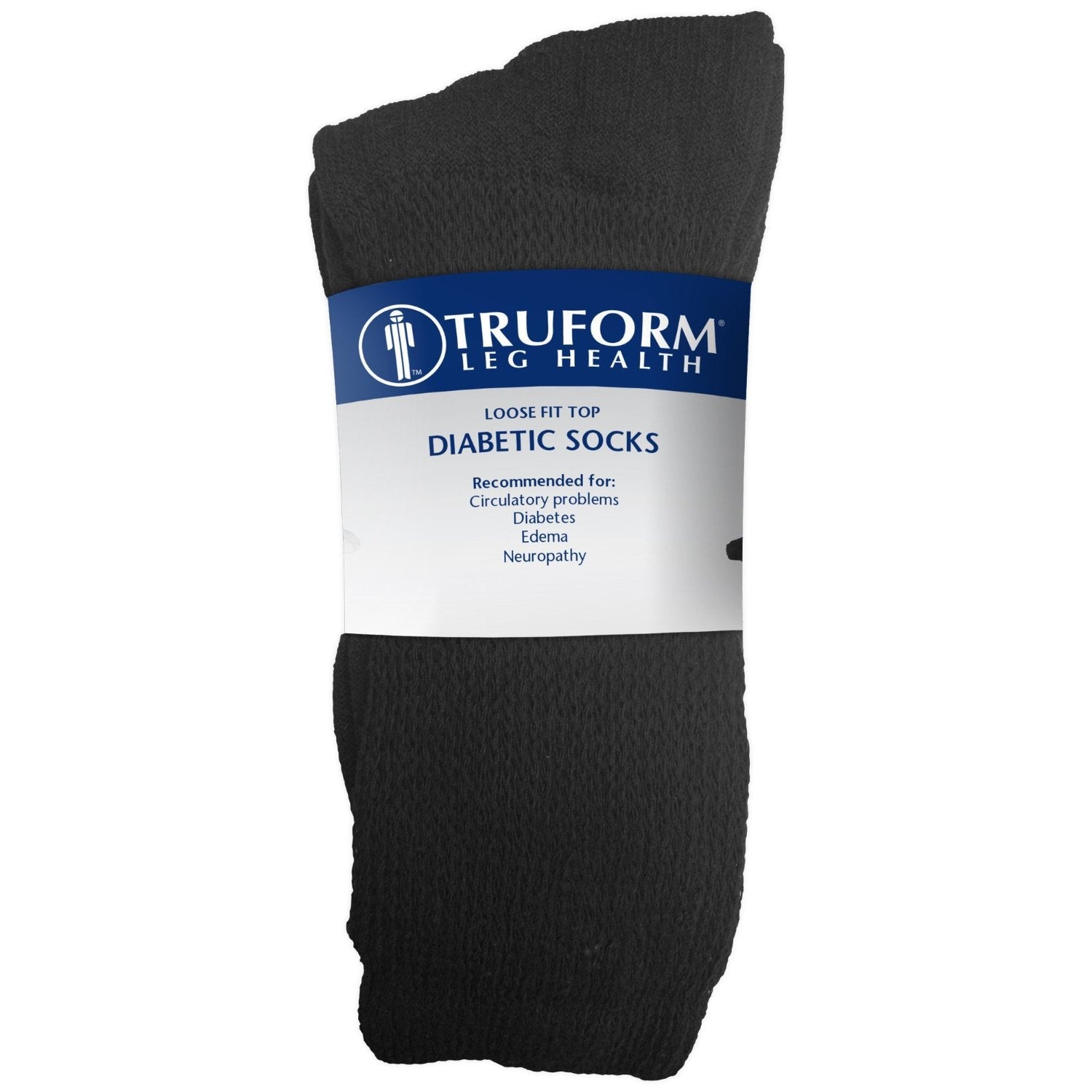 Diabetic Socks Loose Fit Crew Length