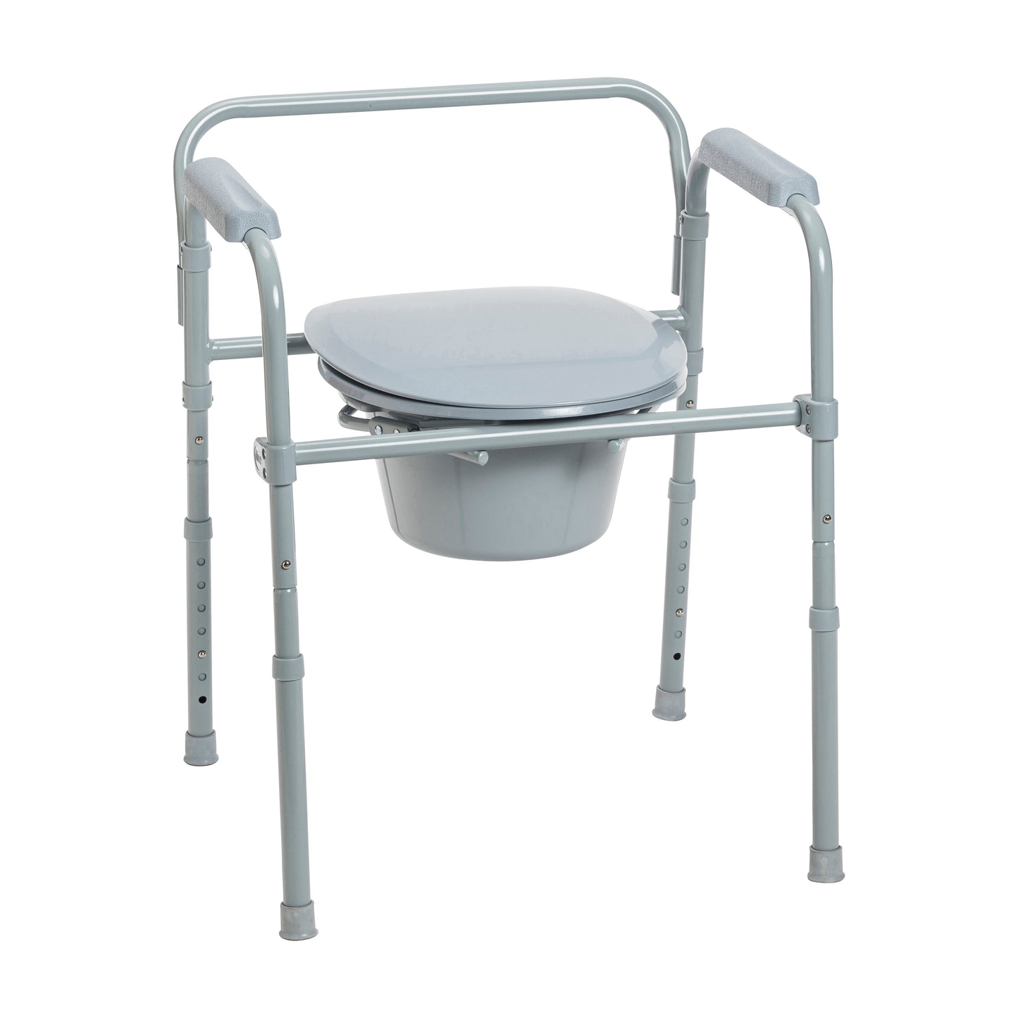 Steel Folding Frame Commode