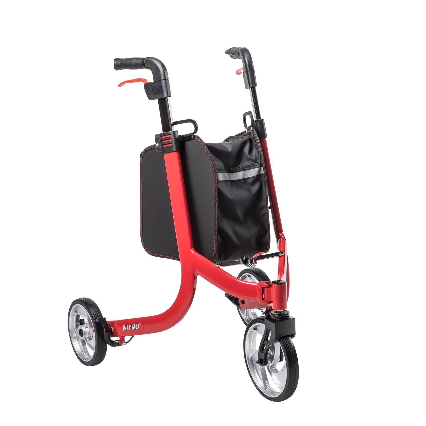 Drive Medical Nitro Euro Style 3-Wheel Rollator Rolling Walker