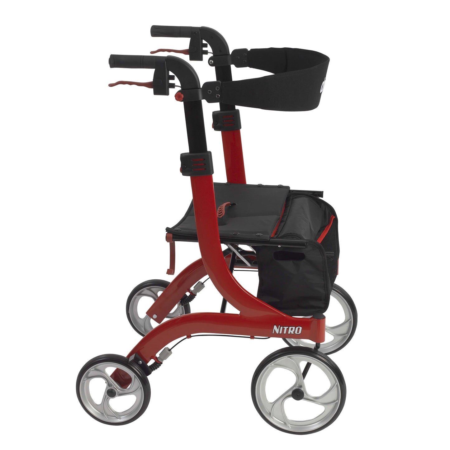 Nitro Euro Style Walker Rollator, Red