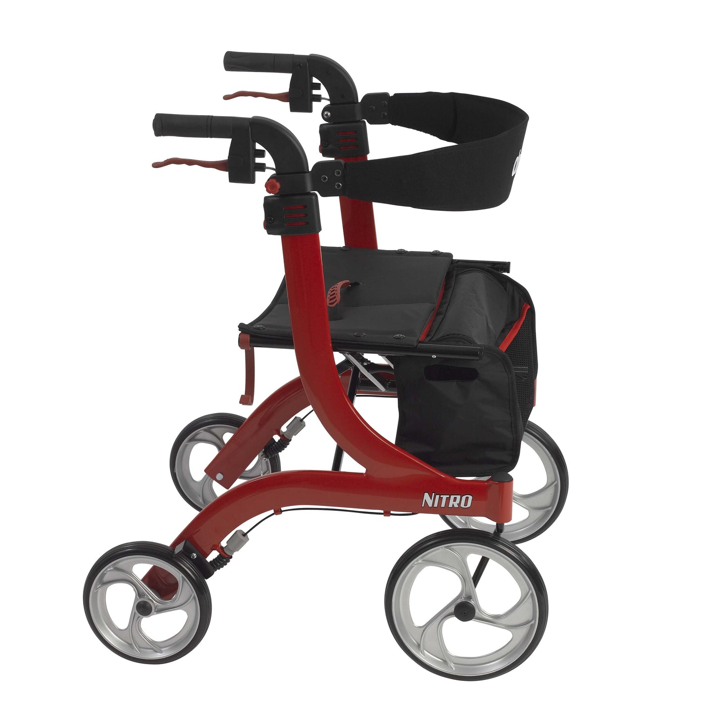 Nitro Euro Style Walker Rollator, Red