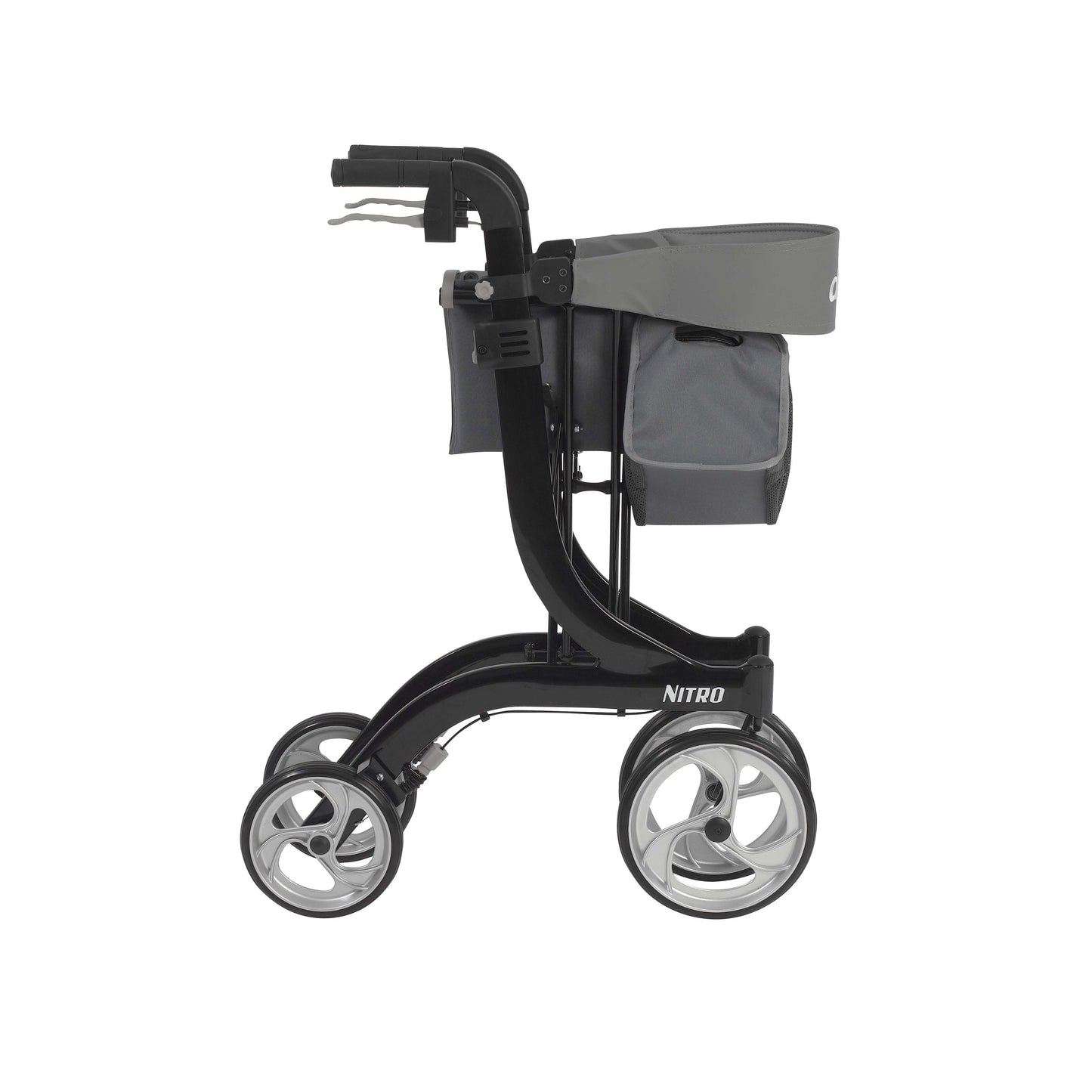 Nitro Euro Style Walker Rollator, Black