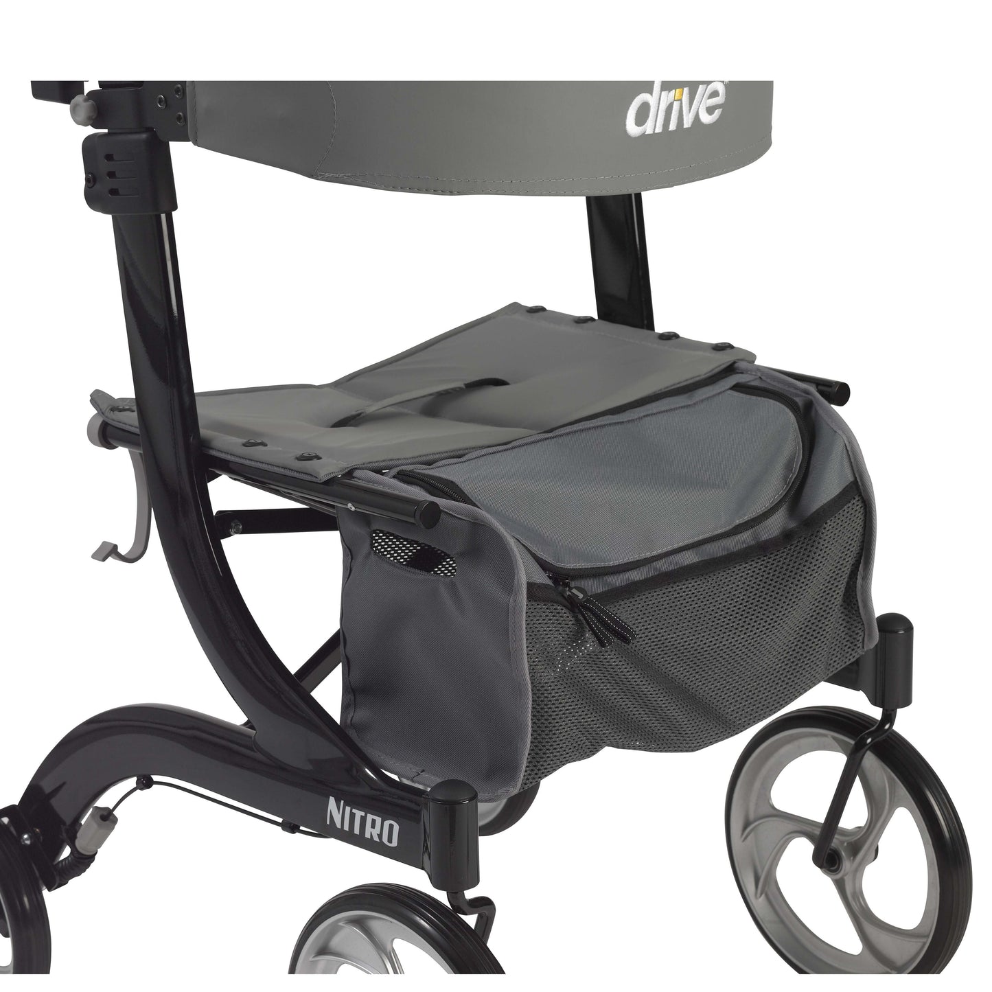 Nitro Euro Style Walker Rollator, Black