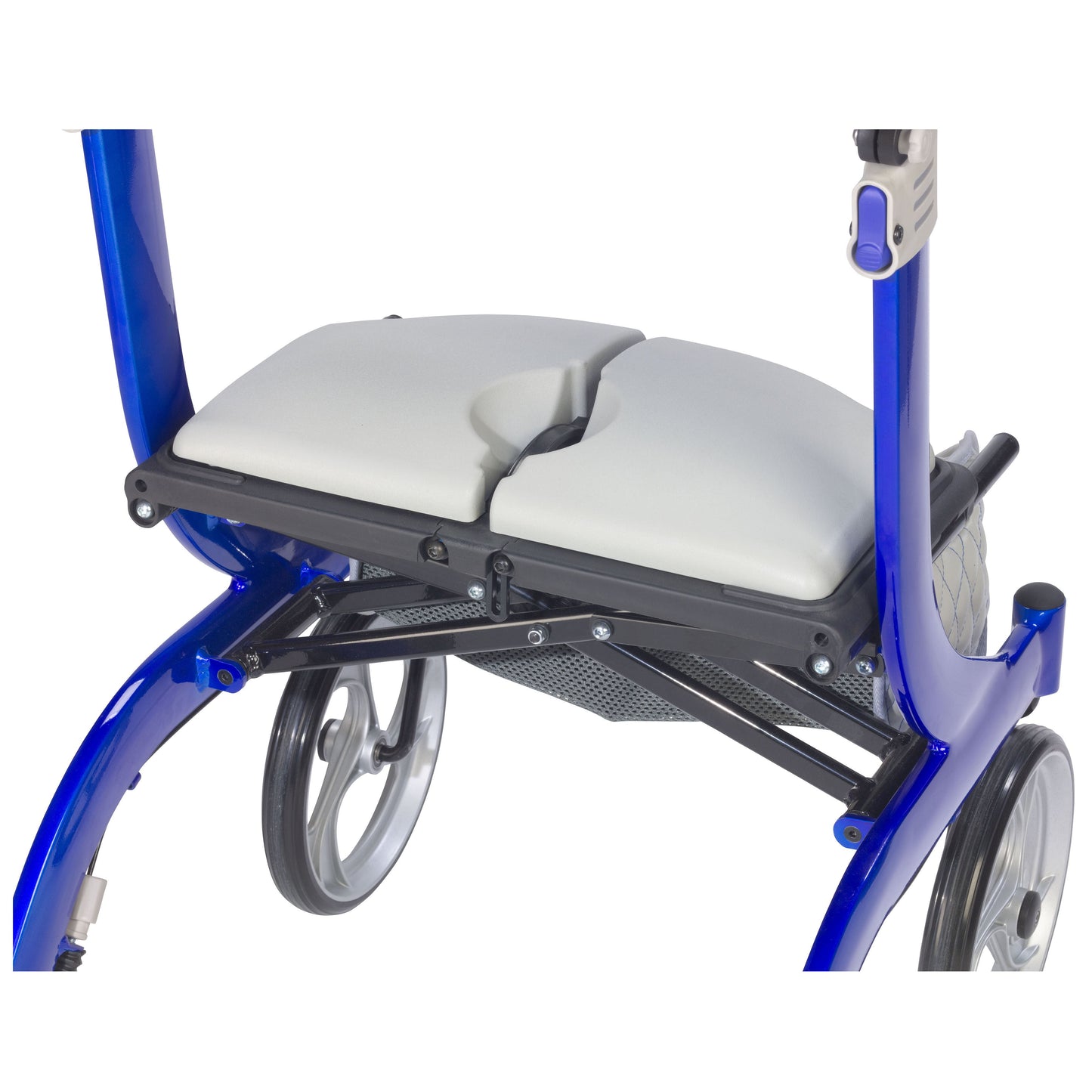 Nitro DLX Euro Style Walker Rollator, Sleek Blue