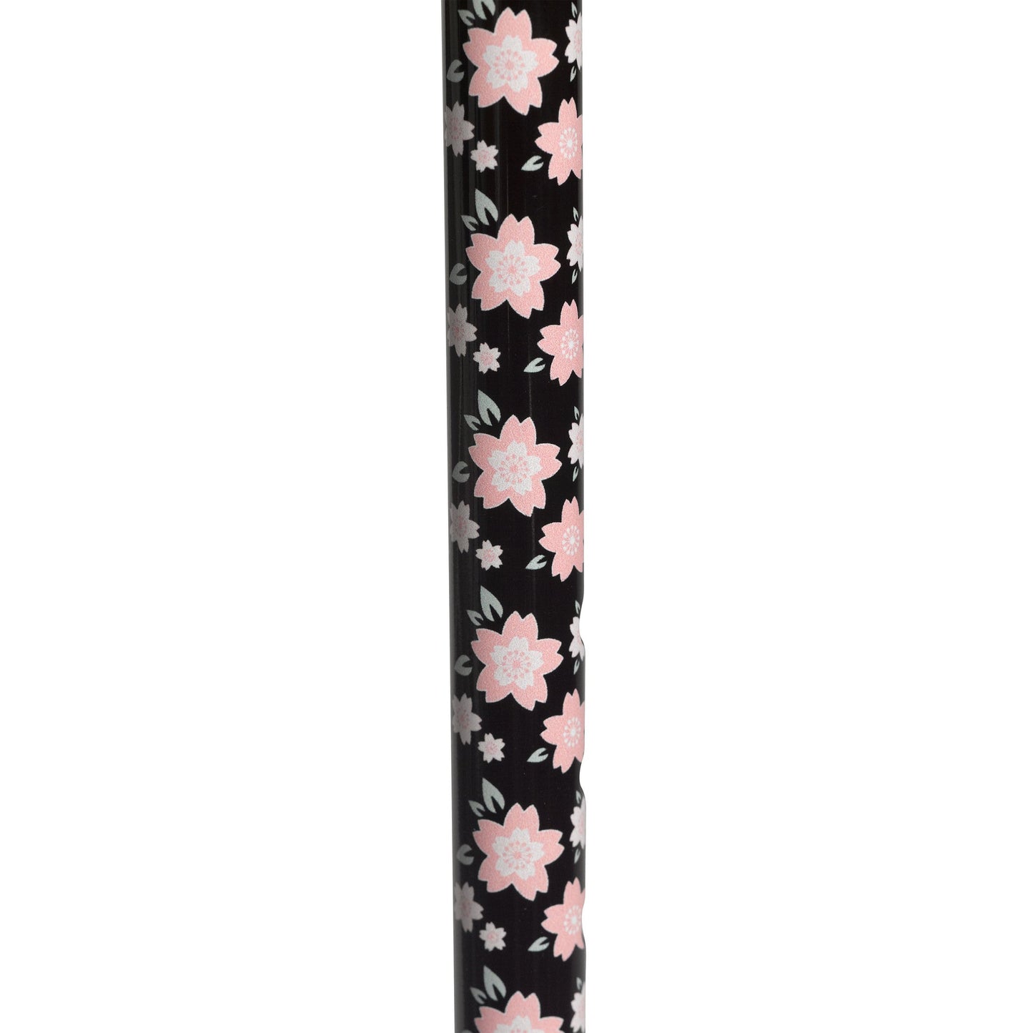 Foam Grip Offset Handle Walking Cane, Pink Floral