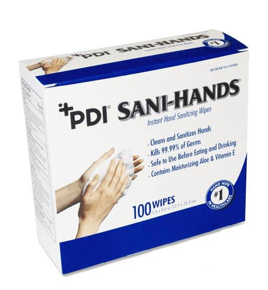 Sani-Hands Alc Anti-Microbial Alcohol Gel Hand Wipe Individual Packet