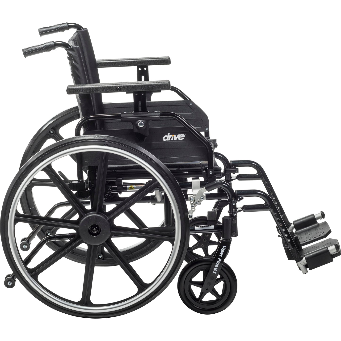 Viper Plus GT Wheelchair with Universal Armrests, Swing-Away Footrests, 16" Seat