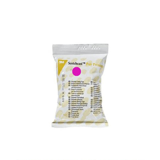 Scotchcast Poly Premium Fiberglass Casting Tape – Pink, 4 In (Case of 10)