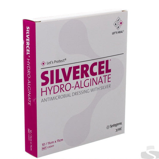 Silvercel Hydro-Alginate Antimicrobial Dressing With Silver 11Cm X 11Cm