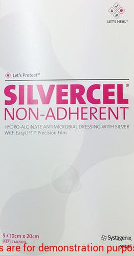 Silvercel Non-Adherent Hydro-Alginate Antimicrobial Dressing With Silver 10Cm X 20Cm