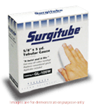 Surgitube Tubular Gauze Bandage, Hands/Feet/Lower Leg/Shoulder, Size 3, 1 1/2In X 5Yds