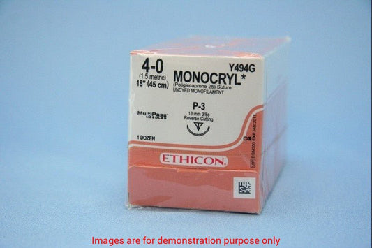 Suture Monocryl P-3 Ndle