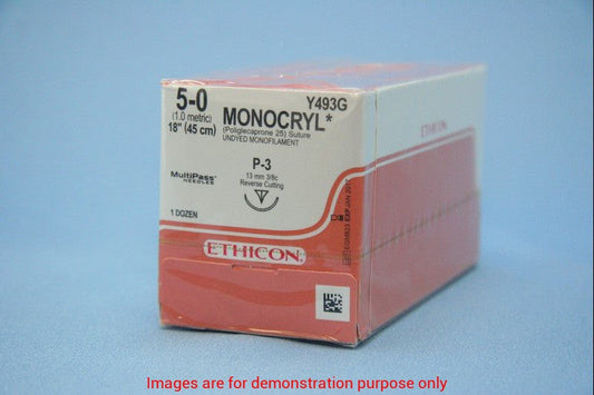 Suture Monocryl Plastic P-3 Needle 5-0 45Cm