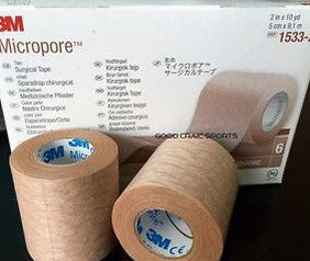 Tape Micropore 2In X 10Yd Tan