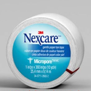 Nexcare Micropore Surgical Tape – 1 In x 360 In (Box of 12)