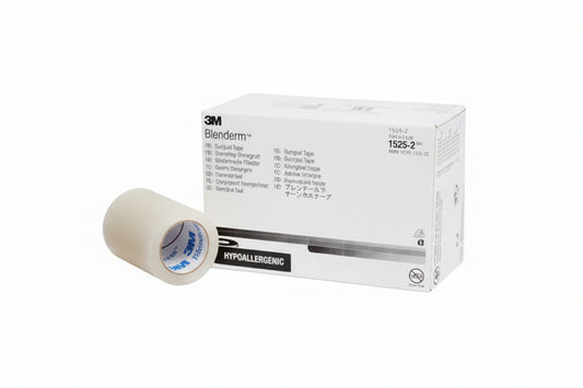Waterproof Clear Plastic Surgical Tape – 2 In x 5 Yd (Box of 6)