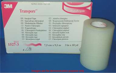 Transpore Surgical Tape – 3 In x 10 Yd (Box of 4)