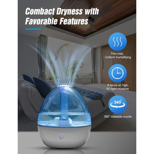 Portable Ultrasonic Cold Mist Humidifier