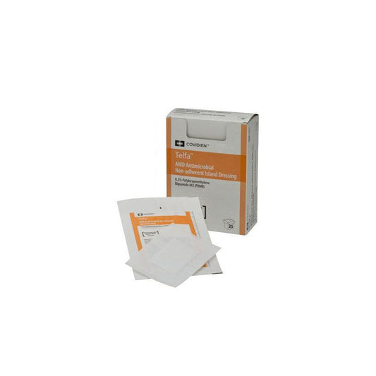 Telfa Antimicrobial Non Adherent Dressing, 4In X 5In, Sterile