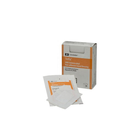 Telfa Antimicrobial Non Adherent Island Dressing, 4" X 10'