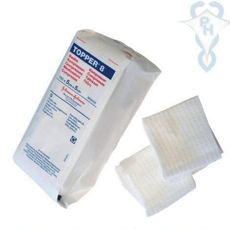 Topper 8 Swabs (4 Ply, Non-Sterile) 5Cm X 5Cm