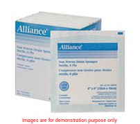 Tracheostomy Drain Sponge – 10 cm x 10 cm, Non-Woven, 6 Ply, Sterile