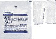Tracheotomy / Drain Sponge, Woven, 12Ply, Size 4In X 4In