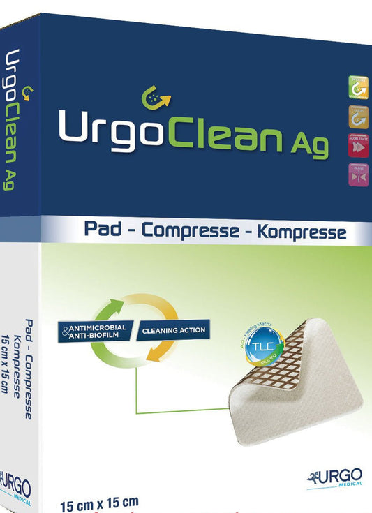 Urgotul Restore Silver Ag Contact Layer Dressing – 6 In x 8 In (15 cm x 20 cm)