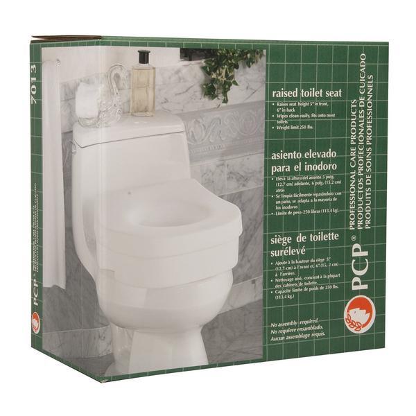 PCP 5" Contoured Molded Raised Toilet Seat