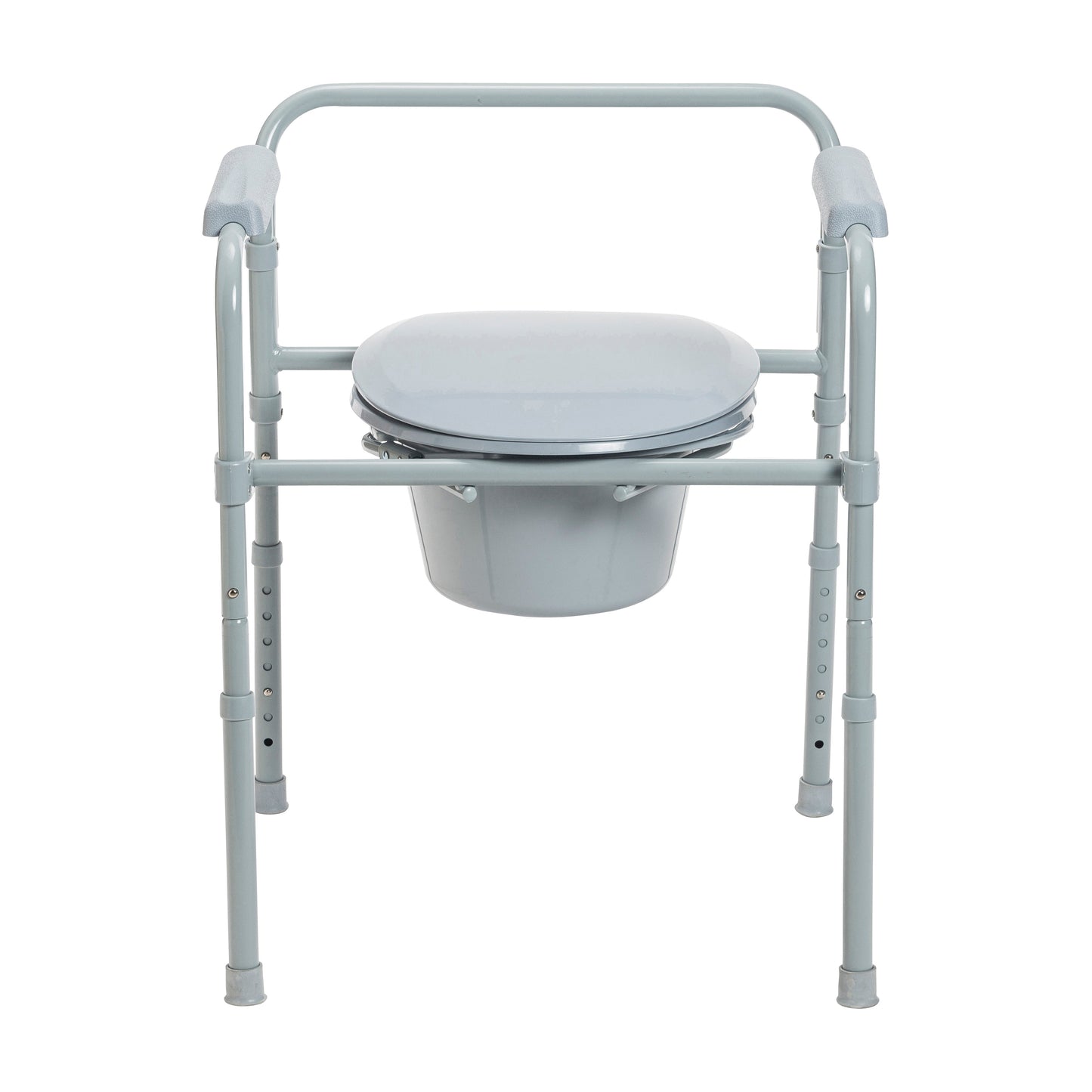 Steel Folding Frame Commode