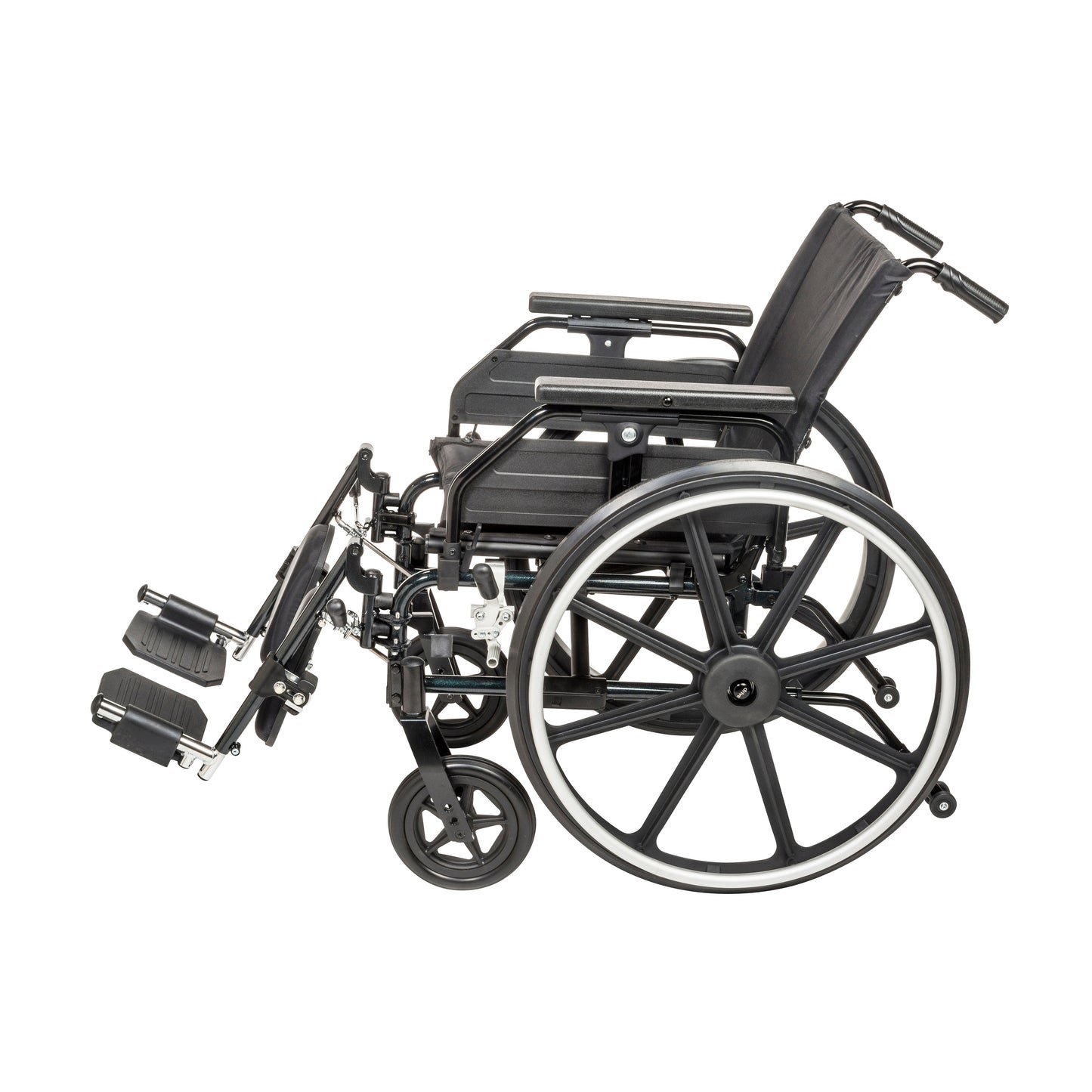 Viper Plus GT Wheelchair with Universal Armrests, Elevating Legrests, 22" Seat