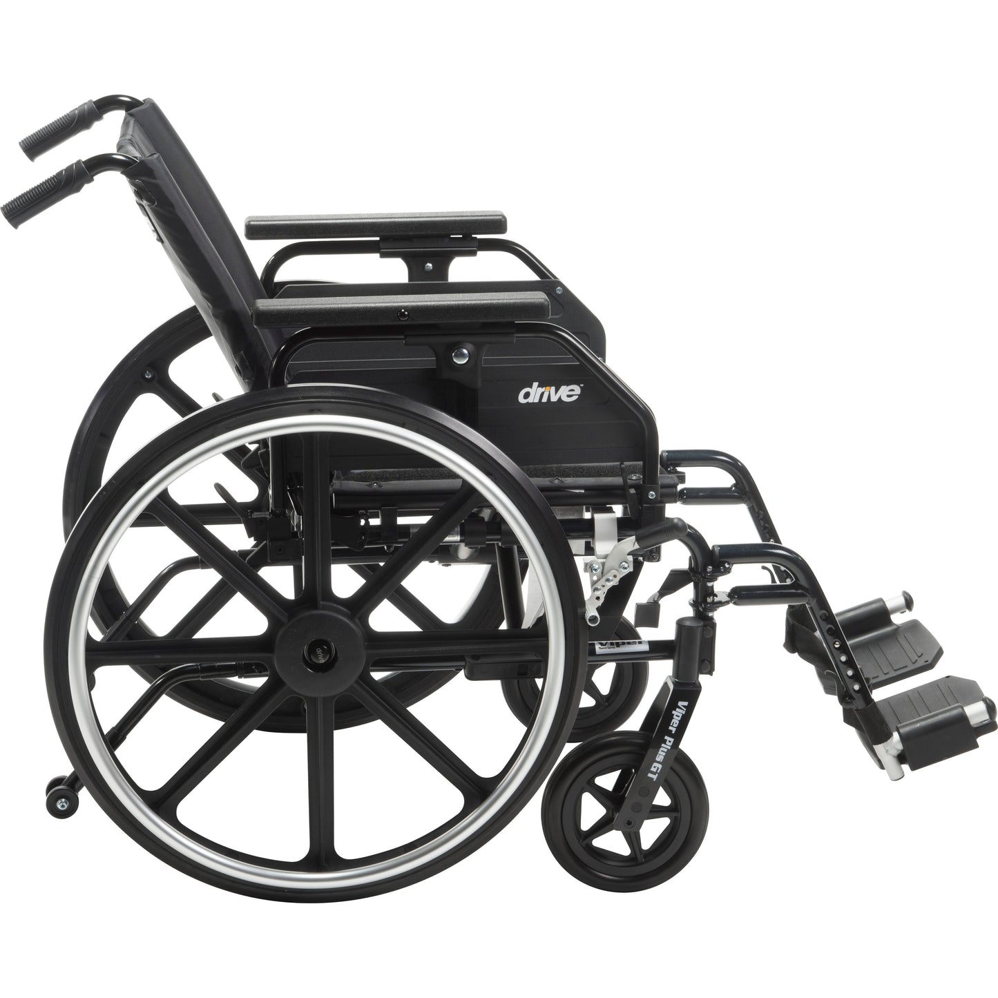 Viper Plus GT Wheelchair with Universal Armrests, Swing-Away Footrests, 16" Seat