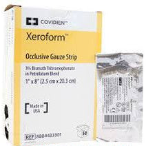 Xeroform Petrolatum Gauze, 1In X 8In,  Sterile, Non-Adherent